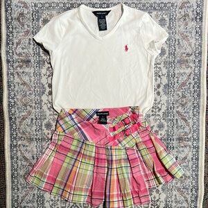 Ralph Lauren White Short Sleeve Tee Classic Cotton